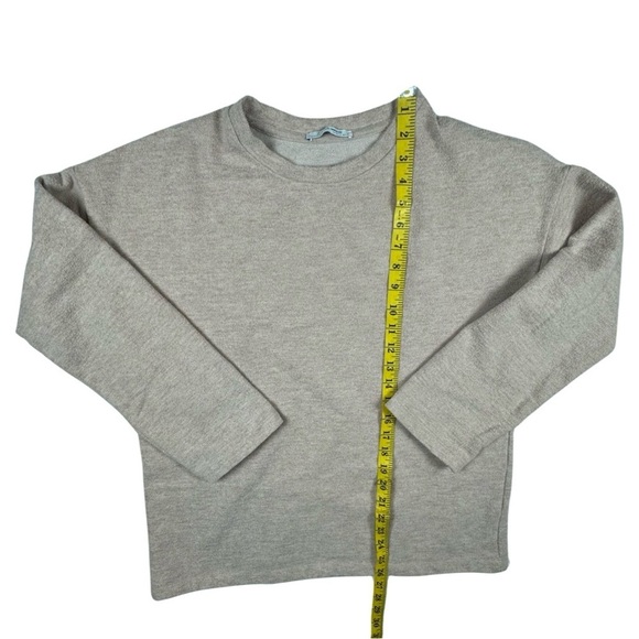 Zara Crew Neck pink Sweater Trafuluc heavyweight Women’s Size Small - Picture 5 of 7